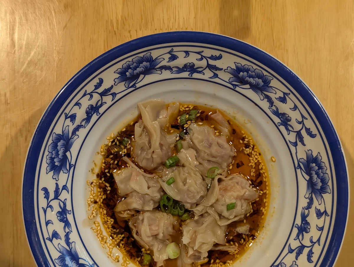 wonton in chili oil sauce 红油抄手